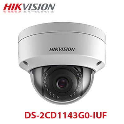 Hikvision DS-2CD1143G0-IUF 4MP Audio Fixed Dome IP Camera