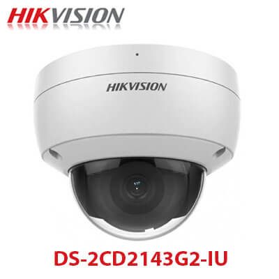 Hikvision DS-2CD2143G2-IU 4MP Audio Fixed Dome IP Camera