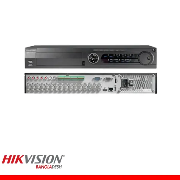 Hikvision DS-7332HQHI-K4 – Videoregistratore Virtuale Nero, 32 Canali, Risoluzione 4K, H.265+